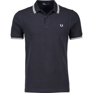 Poloshirt Fred Perry Twin Tipped donkerblauw - 54