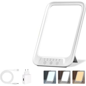 Lichttherapie Lamp - Daglichtlamp - Bureaulamp Led - Wit