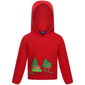 Regatta Peppa Graphic Fleece Met Kap Rood 5-6 Years Jongens,Meisjes