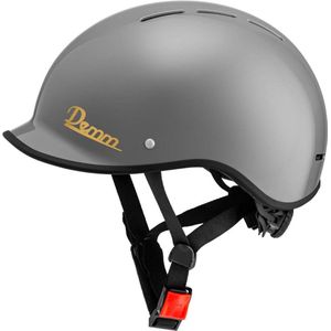 DEMM E-Rider Speed pedelec helm - Elektrische fietshelm - Snorscooter, Snorfiets, E-Bike, Step en Skate helm - vrouwen en mannen - L - Nardo Grijs - Gratis helmtas