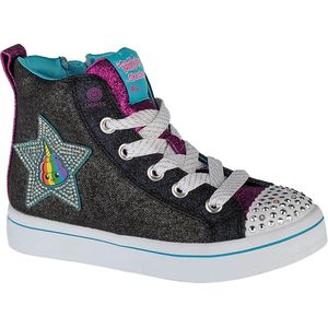 Skechers Twi-Lites Patch Cuties 20234L-BKMT, voor meisje, Grijs, Sneakers,Sportschoenen, maat: 27,5