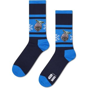 Happy Socks - STAR WARS Mandalorian Snowflake Sneaker Sock - Unisex - Sokken