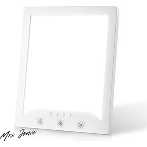 Mrs. Jones Lichttherapie UV-vrij LED Full Spectrum Light SAD Lights Gepersonaliseerde Instellingen Daylight Lights Touch Switch voor Slapeloosheid en Sunlightman .