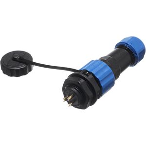Male + socket - Waterdichte kabelverbinder - 3 aderig - IP68