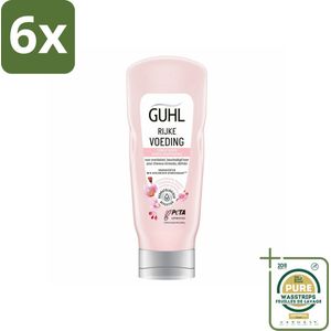 Guhl - Conditioner - Rijke Voeding - 200 ml - Voordeelverpakking - 6 stuks - Beschadigd haar - Haar herstel