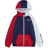 JONGENS - Jack - Dress Blues - Met Capuchon - Kangoeroezak - Ritssluiting