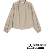 Marc O'Polo - Dames Bloes - Bruin - Katoen