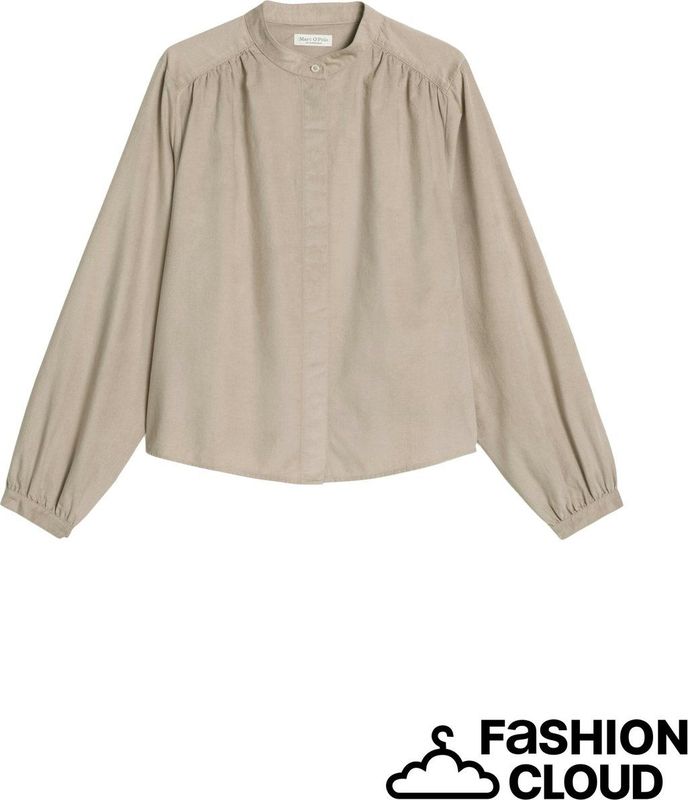 Marc O'Polo - Dames Bloes - Bruin - Katoen