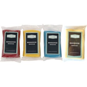 BrandNewCake® Marsepein Assortiment - 4 x 250gr