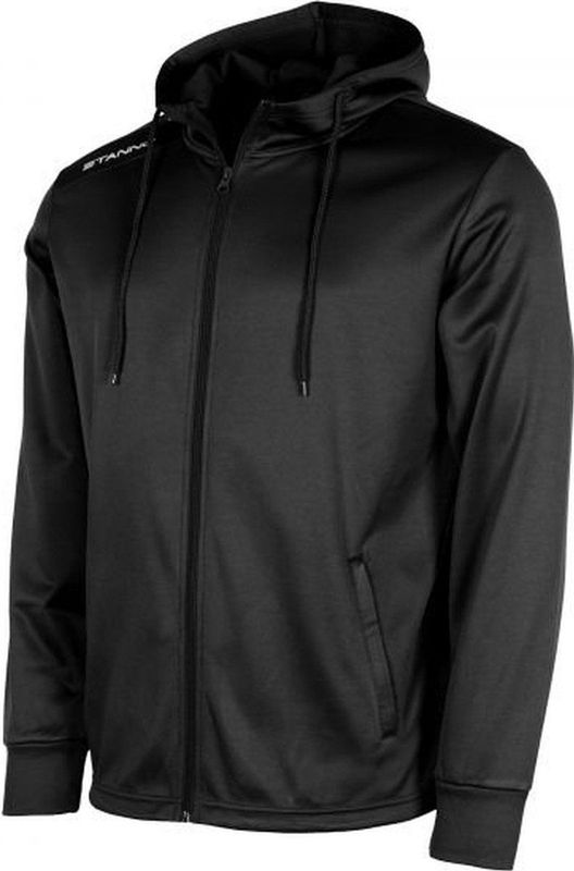 Stanno - Field Hooded Full Zip Top - Zwart - Vesten