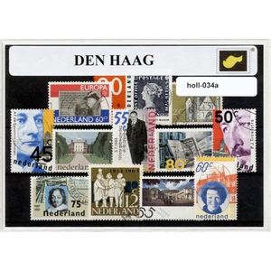 Den Haag - Typisch Nederlands postzegel pakket & souvenir. Collectie van verschillende postzegels van Den Haag – kan als ansichtkaart in een A6 envelop - authentiek cadeau - kado - kaart -binnenhof - madurodam - sealife - mauritshuis - louwman - pier