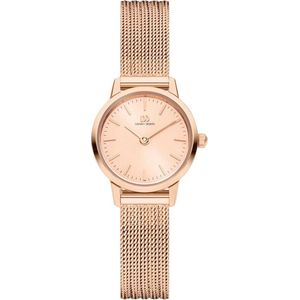 Danish Design Akilia Horloge - Danish Design dames horloge - Roségoud - diameter 22 mm - Rose Gold toned Stainless Steel