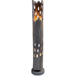 Lamp - Boomstam - 18x118cm - Hout.