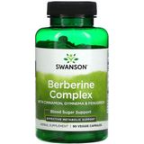 Swanson - Berberine Complex - Plantaardige Capsules - 90 stuks - Met Kaneel en Gymnema