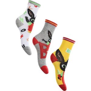 Bing Bunny - Bing Bunny sokken- 3 paar - jongens- maat  19/22