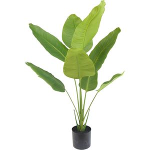 Kunstplanten - Kunstplanten - Kunstplant Strelitzia - Zijde 120 cm