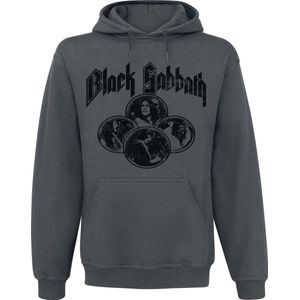 Black Sabbath Multi Portrait Heren Trui met capuchon - grijs - S