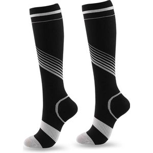 Roegaarden compressie sokken - Compressiekousen - Steunkousen - Maat 40-44 - Zwart