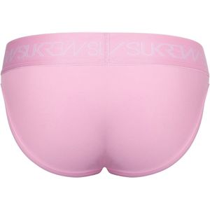 SUKREW U-Style Brief Summer Pink - MAAT L - Erotisch Heren Ondergoed - Slip voor Man - Sexy mannen Slip
