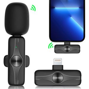 MATTI® - Draadloze Microfoon - Microfoon iPhone - Bluetooth Microfoon - Dasspeld - Lightning