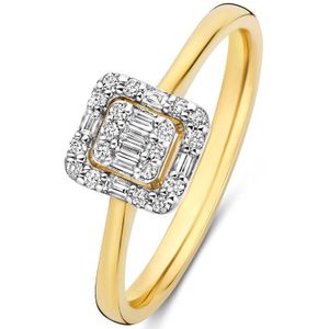 Isabel Bernard - De la Paix Elena - 14 Karaat Gouden Ring - Diamant 0.18 Karaat - Voor Dames