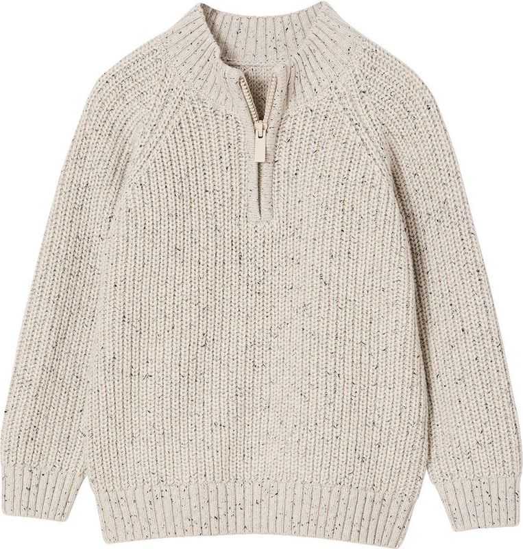 Vertbaudet - Sweater - Jongens - Trucker-kraag - Zacht en Comfortabel