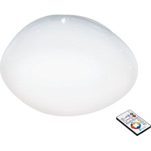 EGLO Sileras - LED plafondlamp - Ø60 cm - wit met kristal