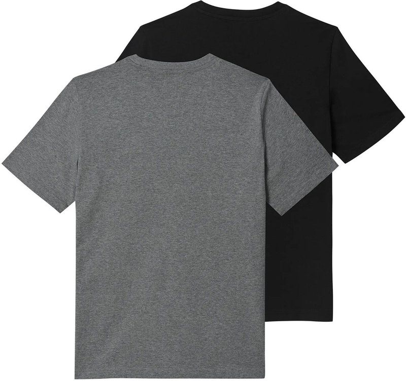 Puma - T-shirt - Puma Black/Medium Gray Heather - Set van 2