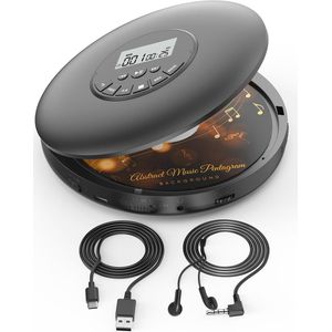 Draagbare CD-speler met Anti-Skip Bescherming - Compacte Disc-speler voor Persoonlijk Gebruik