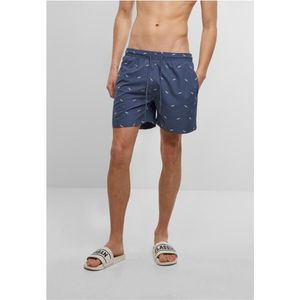 Urban Classics - Embroidery - Zwemshorts - Blauw
