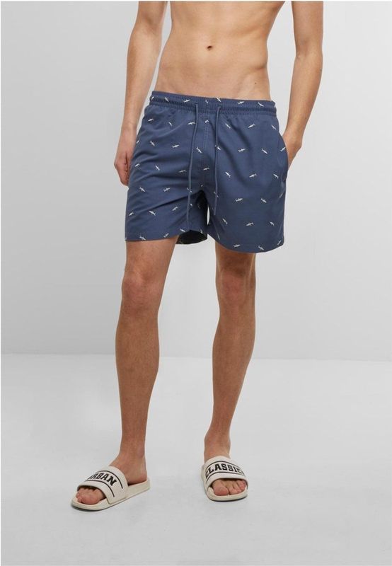 Urban Classics - Embroidery - Zwemshorts - Blauw