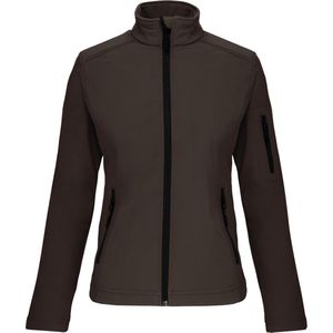 Kariban Dames softshell jas K400 - Chocolate - 4XL