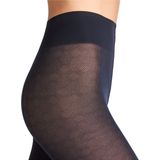 FALKE Dovetail eenkleurig materiaal half ondoorzichtig 50 DEN panty dames blauw - maat S
