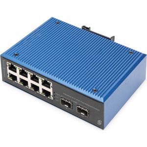 Equivera 10-poorts Gigabit Switch - Industrie - Camerasysteem