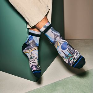 XPOOOS Eiffel - Quarter Sokken - Heren - Maat 39/42