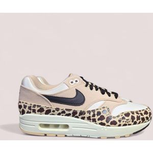Nike - Air Max 1 '87 Leopard - Sneakers - Light Orewood Brown / Coconut Milk / University Gold / Black