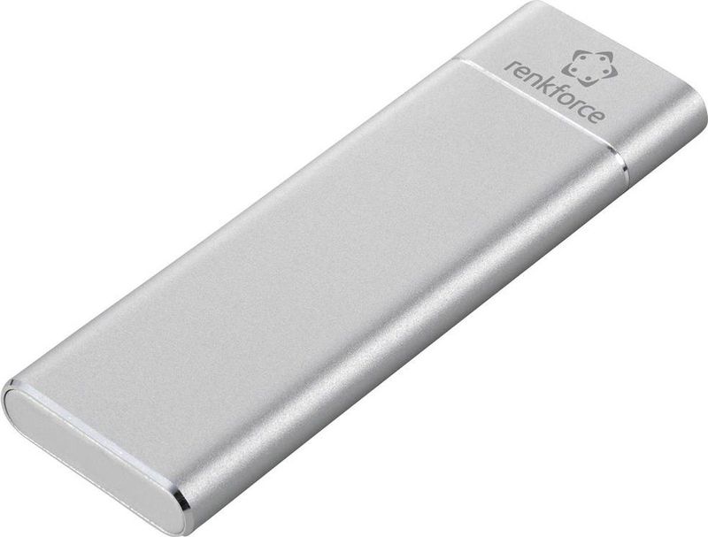 Renkforce RF-6058280 Externe behuizing voor M.2 PCIe NVMe SSD M.2 PCIe NVMe SSD USB 3.2 Gen 2 (USB 3.1)