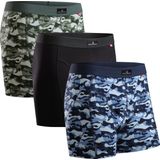 Boxershorts - Grijs - Katoenmix - Met Gulp - Multipack
