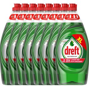 Dreft Platinum Quickwash Original Vloeibaar Handafwasmiddel - 8 x 820ml