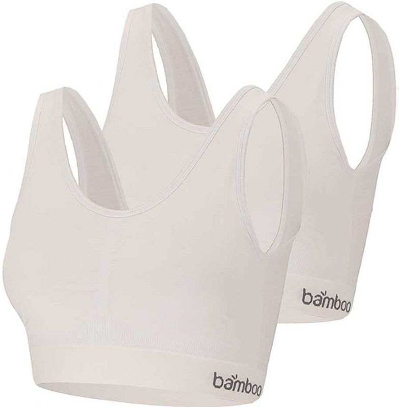 Bh dames zonder beugel - Bamboe top - Superzacht - Bh zonder beugel voorgevormd - Bh met vulling - Padded top