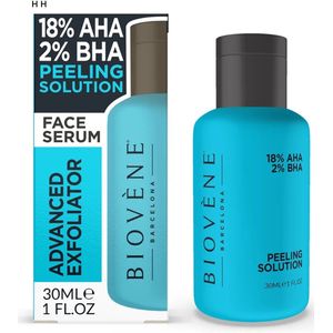 Biovene PEELING SOLUTION 18% AHA + 2% BHA Gezichtsserumbehandeling - peel serum behandeling - 30ml