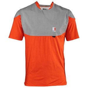 Leatt Mtb Allmtn 3.0 Korte Mouw Wielertrui Oranje,Grijs L Man