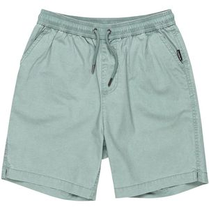 Taxer - Elastische Taille Korte Broek - Groen - Katoen Elastaan