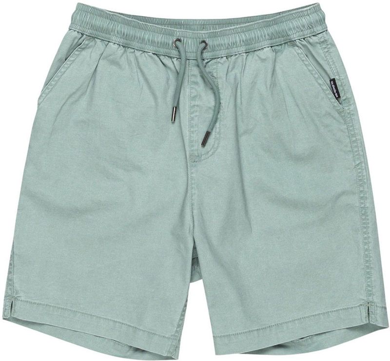 Taxer - Elastische Taille Korte Broek - Groen - Katoen Elastaan