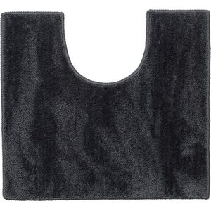 Sealskin -  Doux Toiletmat 45x50 cm - Polyester -  Donkergrijs