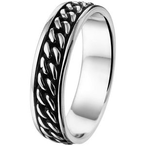 The Jewelry Collection For Men Ring Oxi - Zilver