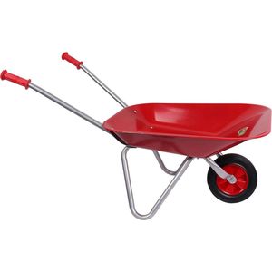 Kruiwagen metallic voor kinderen - Rood - Inclusief 1 zoekwoord Kruiwagen