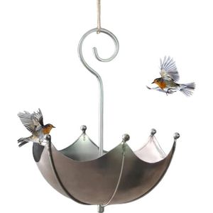 Vogeltrog paraplu-vormige buiten opknoping vogelvoederbak - zaadvanger lade - platform feeder - voor tuin decoratie - vogels - buitenfeeding .