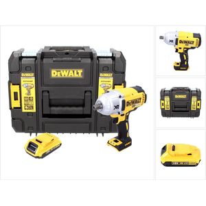 DeWalt DCF 899 NT accu-slagmoersleutel 18 V 950 Nm 1/2"" borstelloos + 1x oplaadbare accu 2.0 Ah + TSTAK - zonder oplader