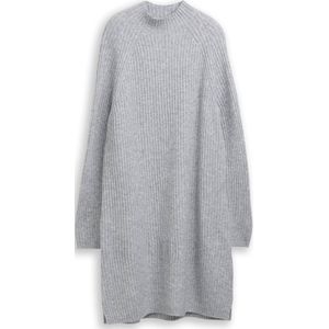 Tom Tailor Denim - Gebreide Jurk - Knielang - Lange Mouwen - Regular Fit